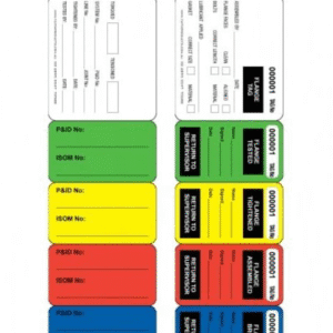 5 Stage TUFFA Flange Tags (Box of 100)
