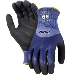 Glove Ninja Razr Slash-Tec Cut B BA2 Oil 3/4 Dip NFT Blue