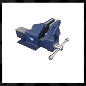 FABRICATED STEEL BENCH VICES, OFFSET JAW